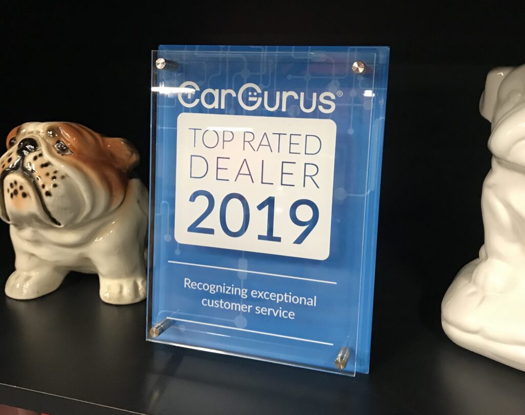 CarGurus 2019 Top Rated Dealer Award